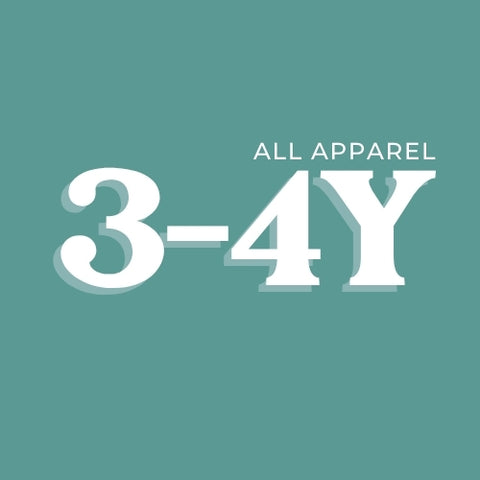 All in stock 3-4 year apparel at Butter Bug Boutique