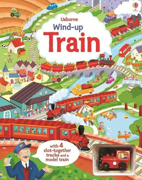 Usborne Wind-Up Train interactive children's book
