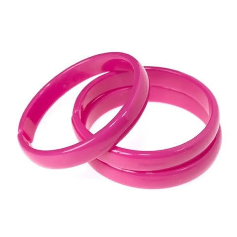 Pink Bangle Bracelet Set