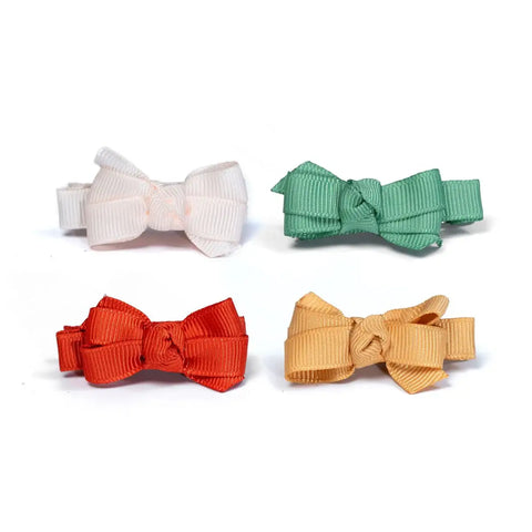 Baby Fall Colors Bows Hair Clips