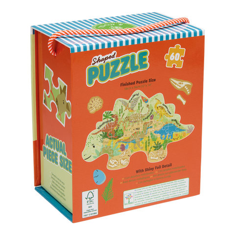 Dinosaur 60pc Shaped Puzzle