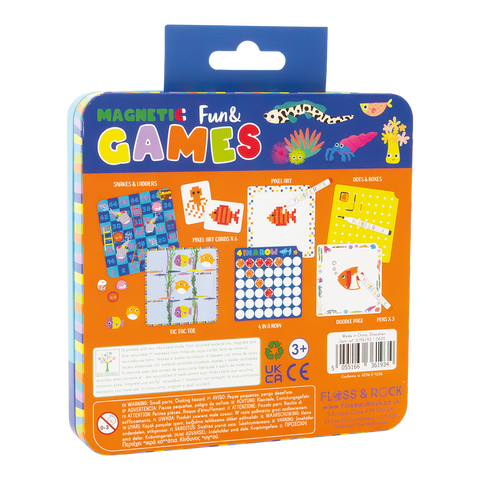 Ocean Magnetic Fun & Games Tin