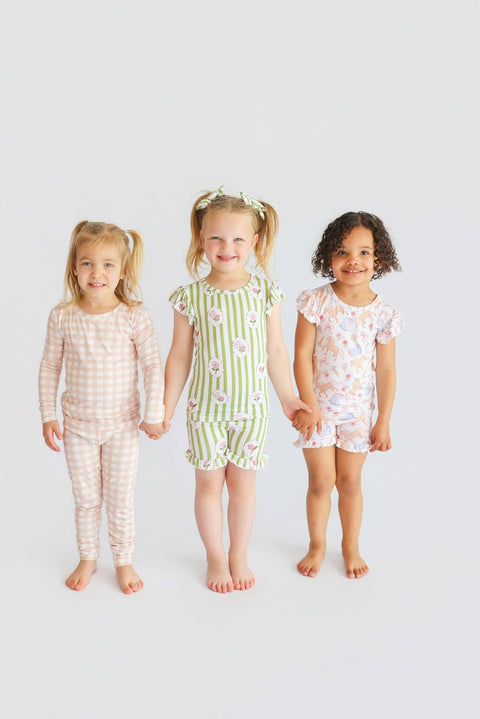 Girls Bamboo Ruffle Short Set - Kinsley's Bloom & Boots