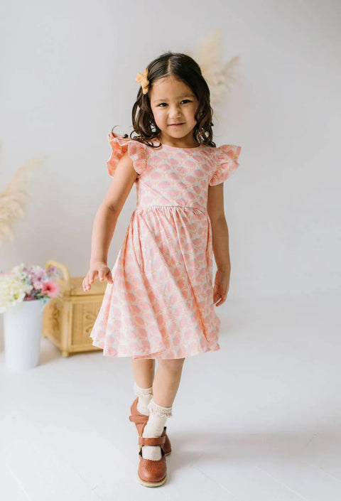 Olivia Dress in Petal Pop
