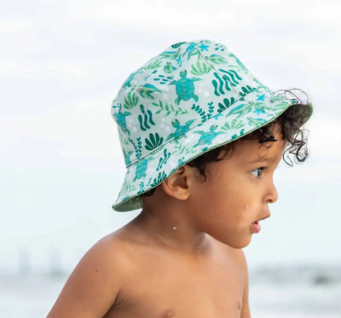 Sea Turtles Kids Reversible Bucket Hat