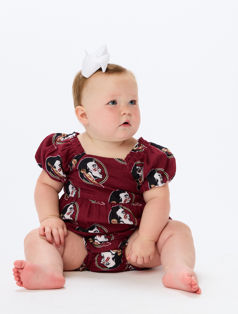 The FSU Seminoles Puff Sleeve Onesie