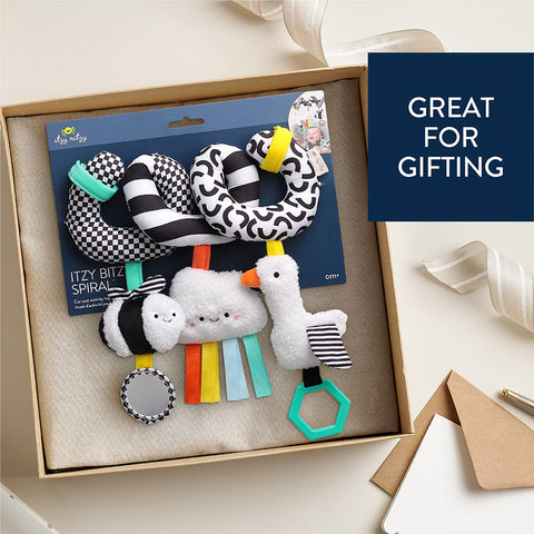 Itzy Bitzy™ Spiral Car Seat Activity Toy - Farm