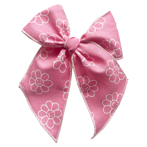 Bubblegum Smile Daisy Elle Bow
