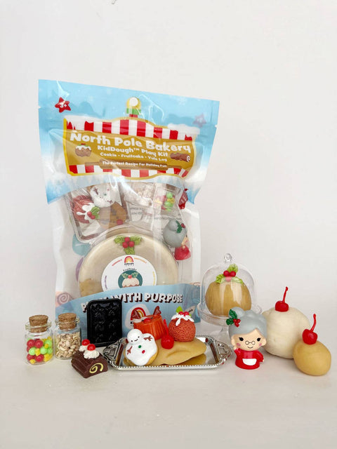 North Pole Bakery KidDough Play Kit | Fruitcake Scented
