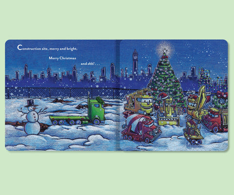 Construction Site Merry & Bright Christmas Book