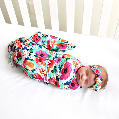 Maggie Bamboo Swaddle Blanket