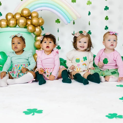 Lucky Doodle St. Patrick's Day Tutu Bodysuit