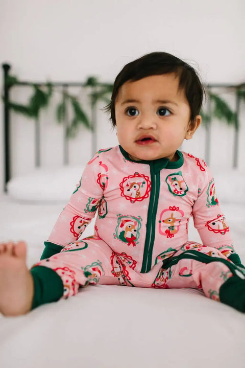 Zippy Bamboo Baby Pajama - Reindeer