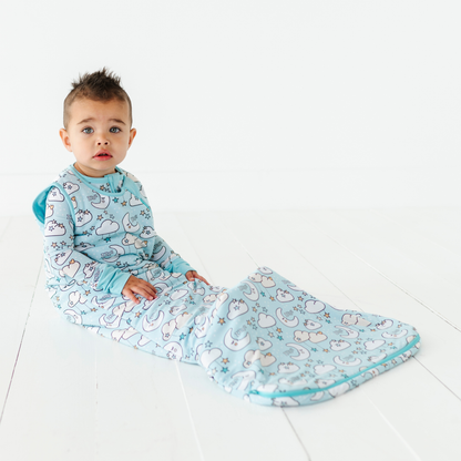 Blue Starry Slumber Baby Sleep Bag