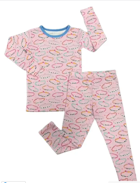 Friendship Long Sleeve Bamboo PJ Set