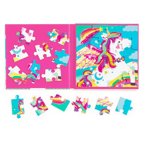 Magnetic Puzzle Portfolio - Unicorn Dreams