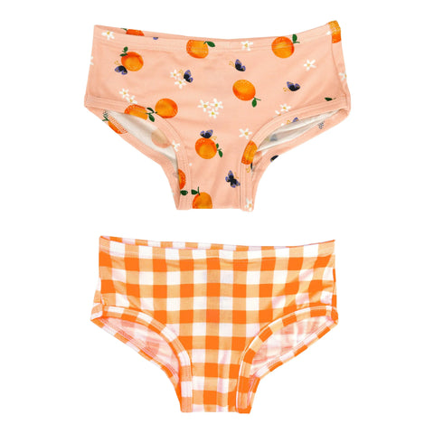 Tangerine & Butterflies Girls Underwear Set