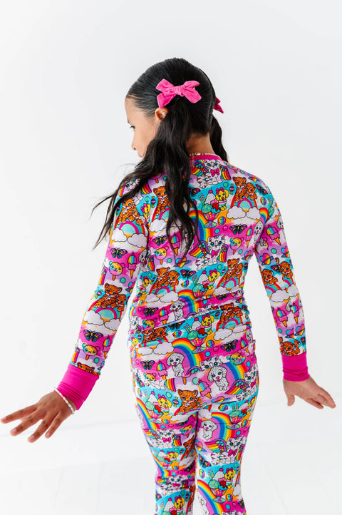 Wild Child Bamboo Pajama Set for Girls