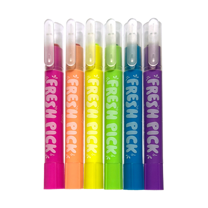 Fresh Pick Apple Scented Gel Crayons (Set of 6)