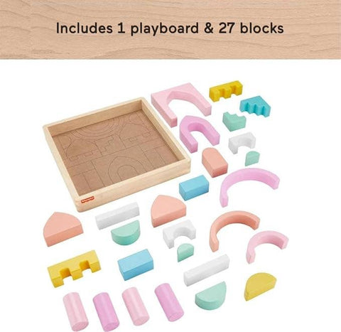Fisher Price Wooden Princess Castle Block Set