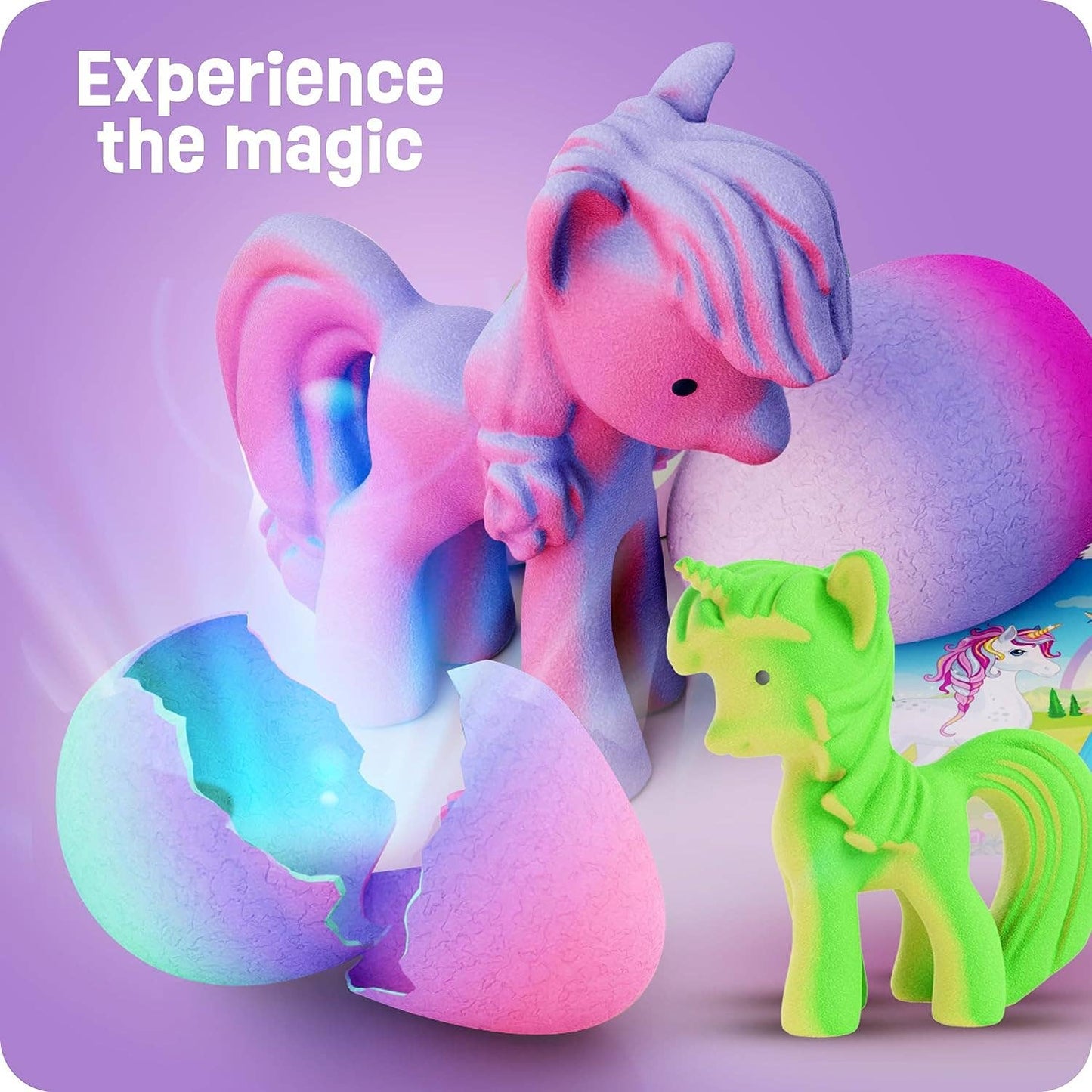 Unicorn Hatching Surprise Eggs (6 Pack)