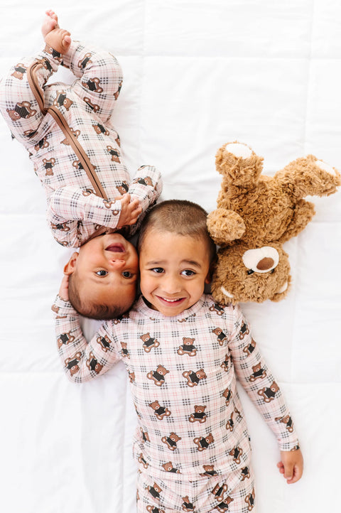 Beary Sweet Ribbed Convertible Footies