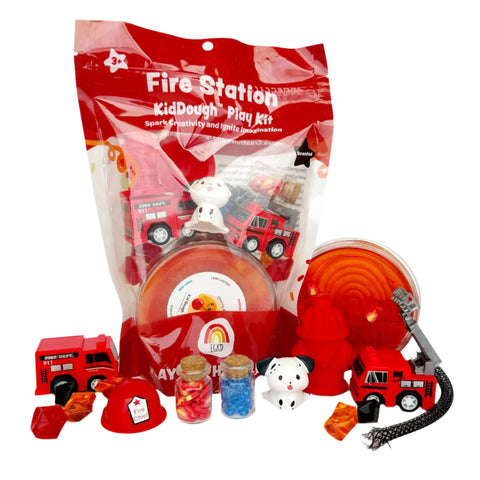 Fire Station KidDough Play Kit | Cherry Mango Scented