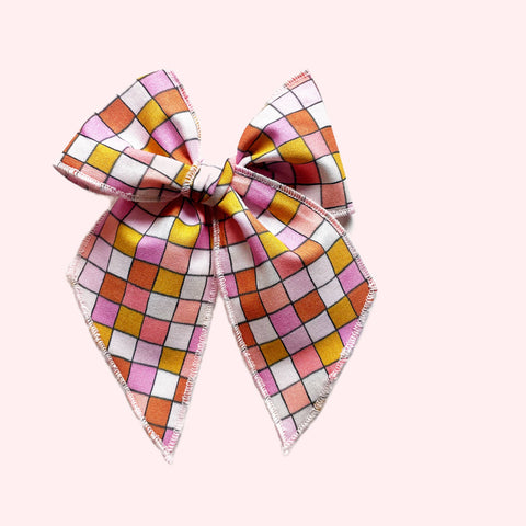 Colorful Disco Elle Bow