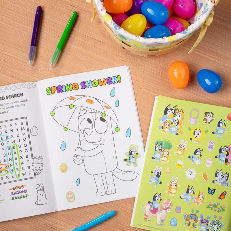 Bluey Colortivity: Happy Easter Bluey Activity Book