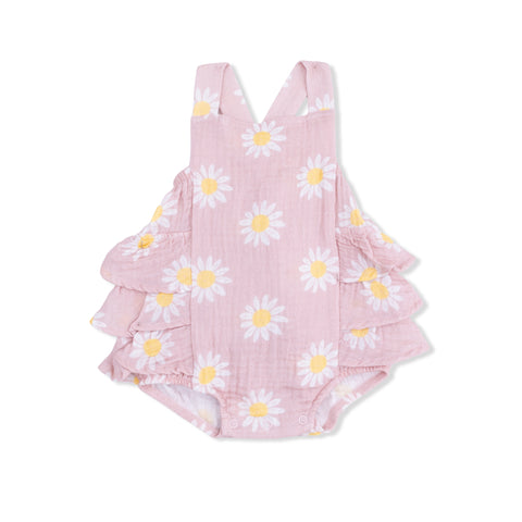 Ruffle Sunsuit - Caitlyn's Daisy