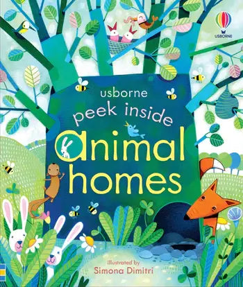 Peek Inside Animal Homes Book