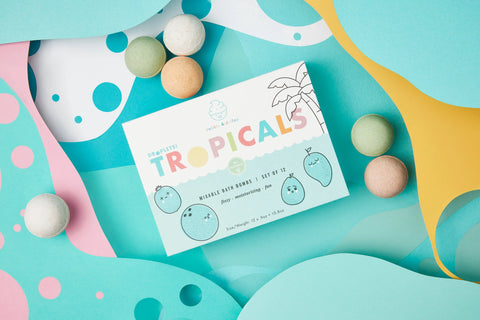 All-Natural Bath Bombs - Tropical Scents