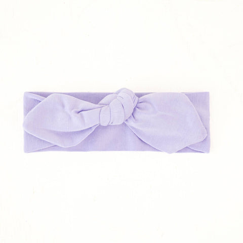 Lavender Bamboo Topknot Headband