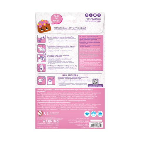 Tattoo Palooza: Temporary Tattoos & Nail Stickers - Sweet Shop