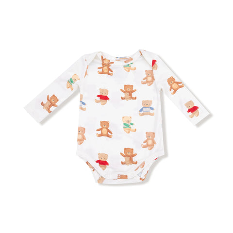 Lap Shoulder Bodysuit - Teddy Bear