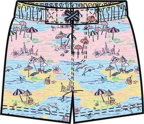 Boys Performance Hybrid Swim Trunks - Beach Day