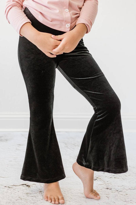 Black Velvet Bell Bottoms