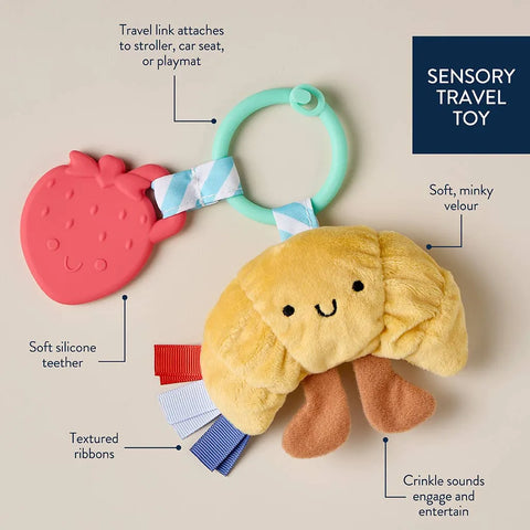 Itzy Pal™ Plush & Teether - Croissant