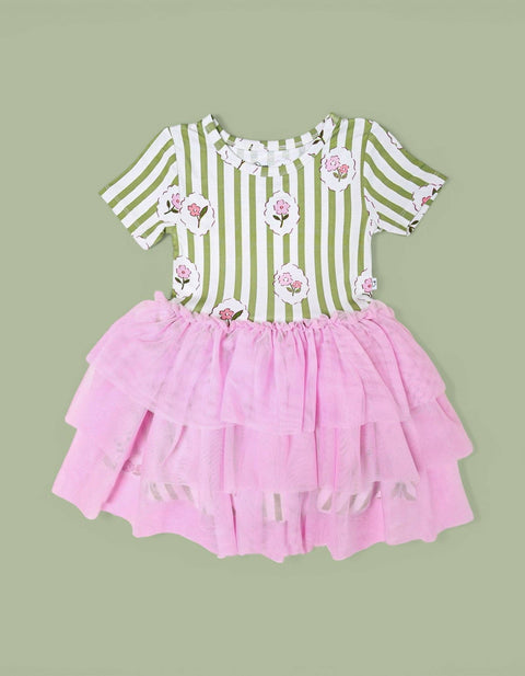 Girls Bamboo Tulle Tutu Dress - Rosie's Meadow