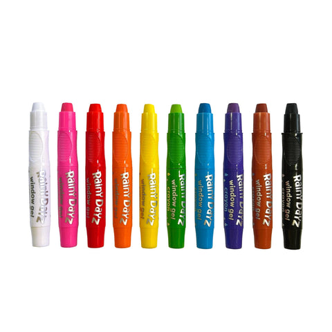Rainy Days Window Gel Crayons