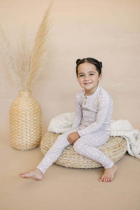 Oopsie Daisy Bamboo Henley PJ Set