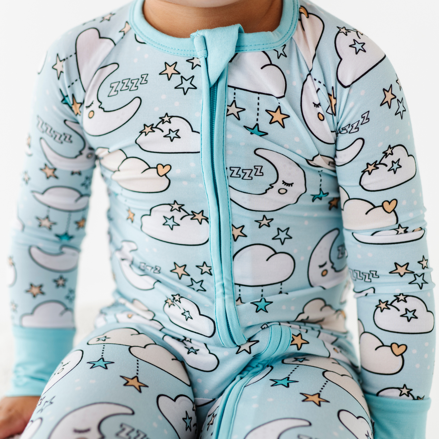 Blue Starry Slumber Convertible Footie