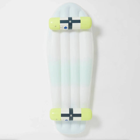 Kids Skateboard Float - Blue-Lime