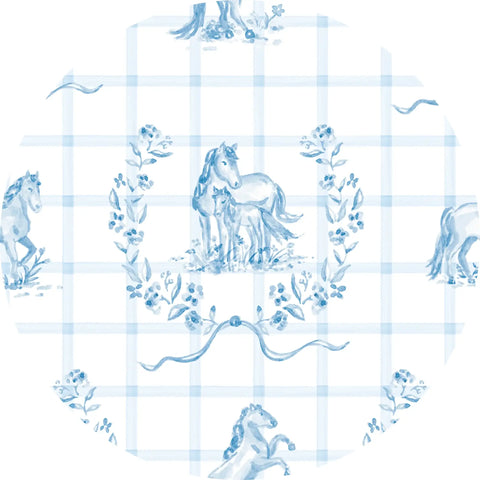 Blue Pony Club Convertible Footie