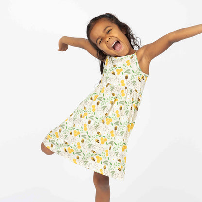 Happy Honey Bees Bamboo Sundress