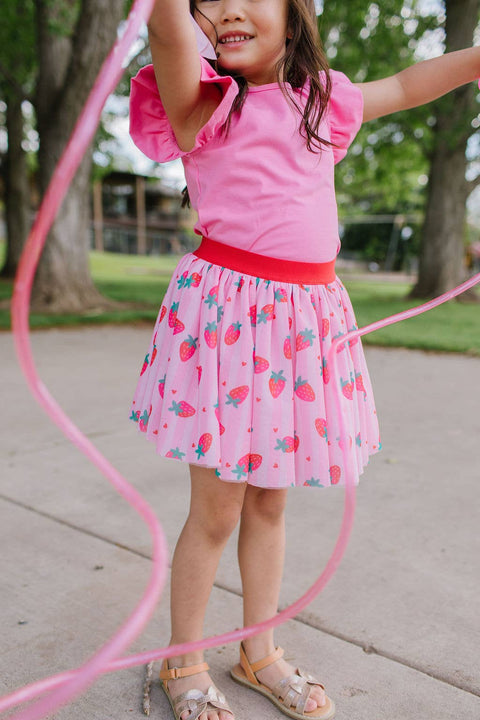 Tulle Skirt - Strawberry Dream