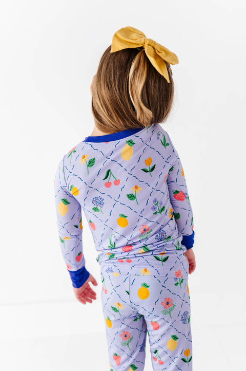 Fruit of the Bloom Bamboo Pajama Set for Kids