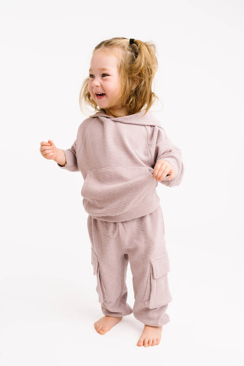 Lavender Fog Waffle Cargo Set