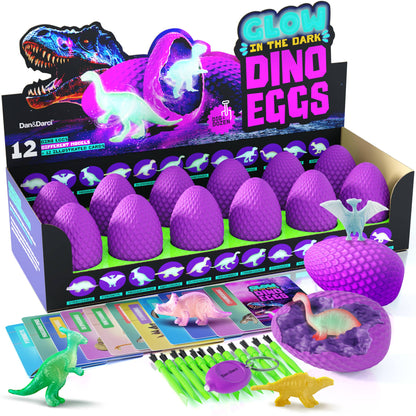 Glow in The Dark Dino Eggs Dig Kit