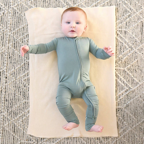 Eucalyptus Zip Bamboo Pajamas